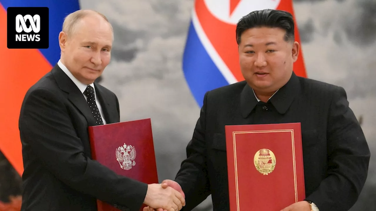 The West watches anxiously as Vladimir Putin and Kim Jong Un sign new defence pact