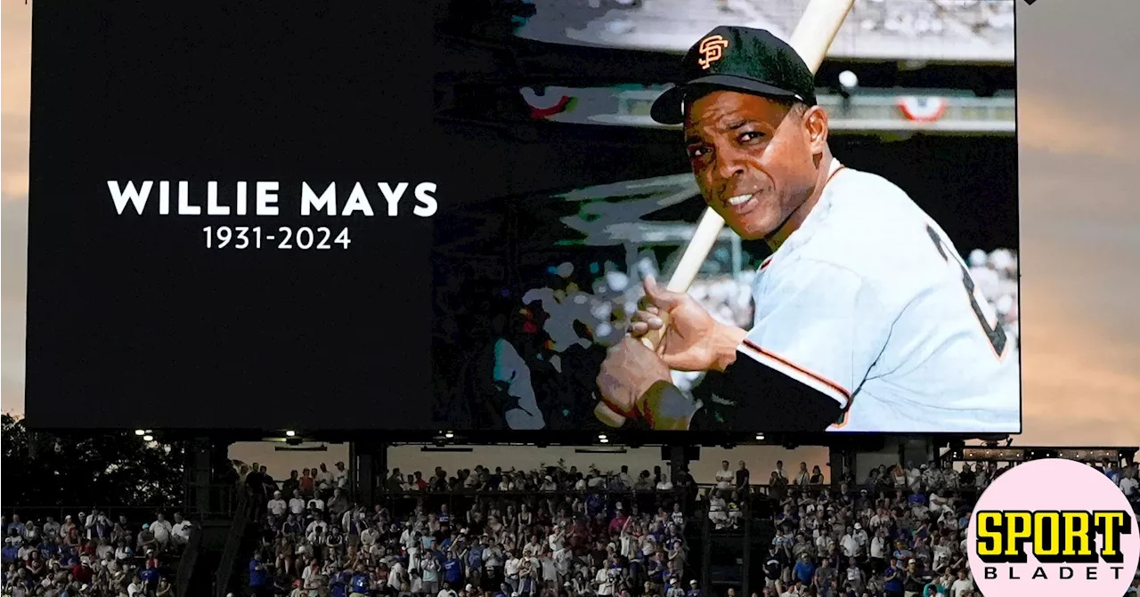 Basebollegendaren Willie Mays död