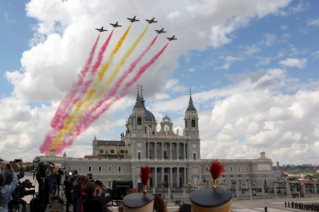 Madrid in festa per i 10 anni del regno di Felipe VI