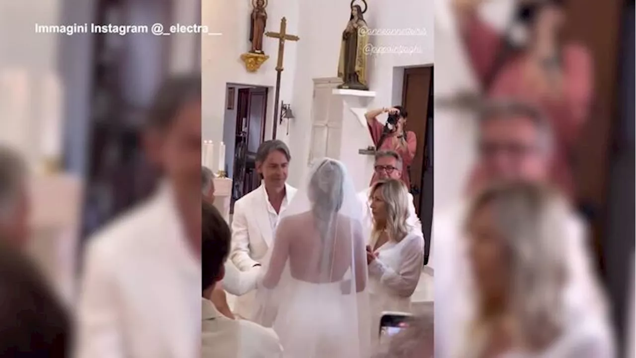 Pippo Inzaghi, il matrimonio a Formentera e' uno show