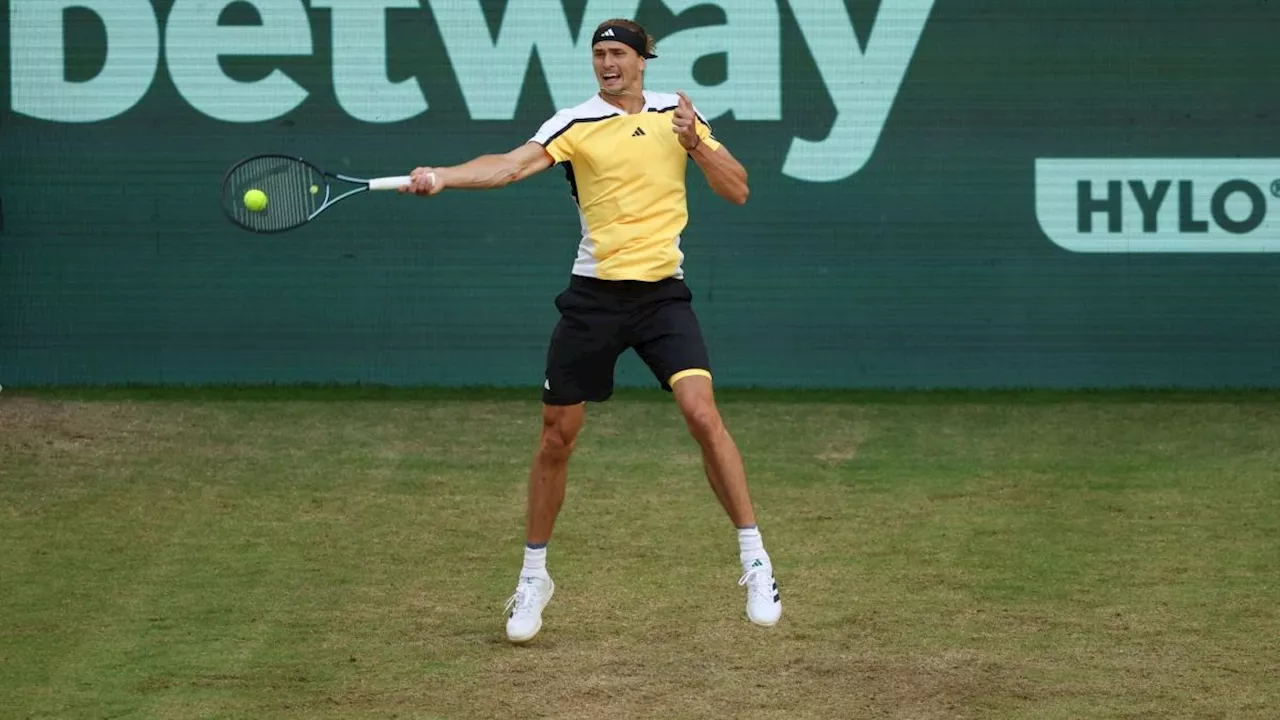 Parallel zur DFB-Elf: Zverev in Halle im Viertelfinale