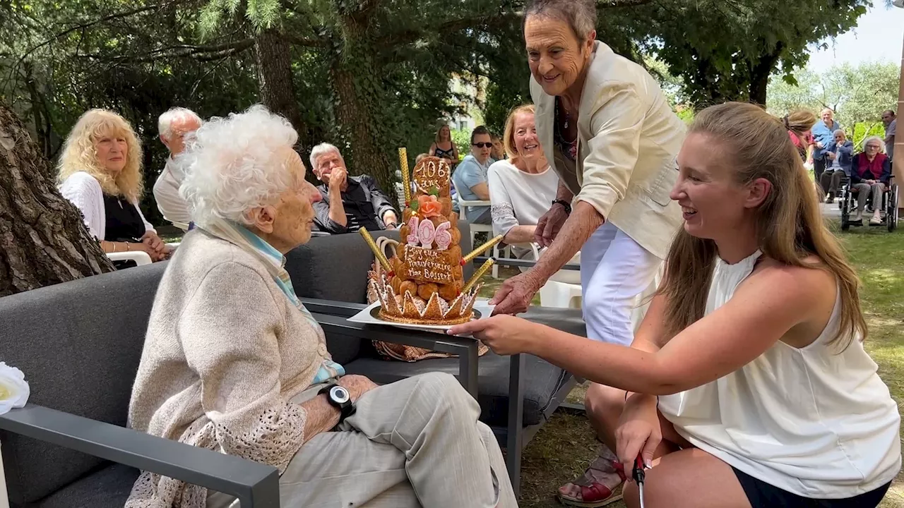 'J'ai eu une belle vie': Colette, doyenne de Digne-les-Bains, fête ses 106 ans