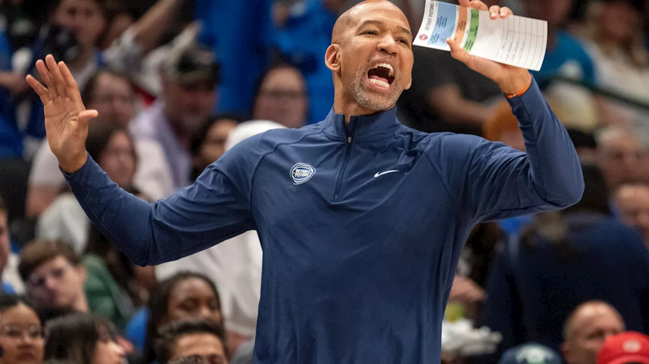 Detroit Pistons fire coach Monty Williams after 1 season that was NBA's worst record