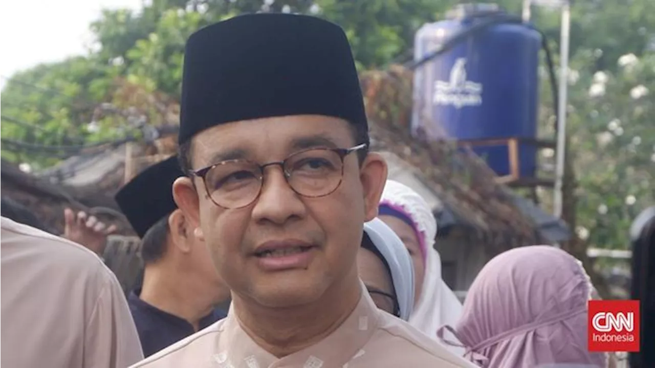 Anies Balas Celetuk Warga Lebih Cocok Jadi Presiden: Sudah Tutup Buku