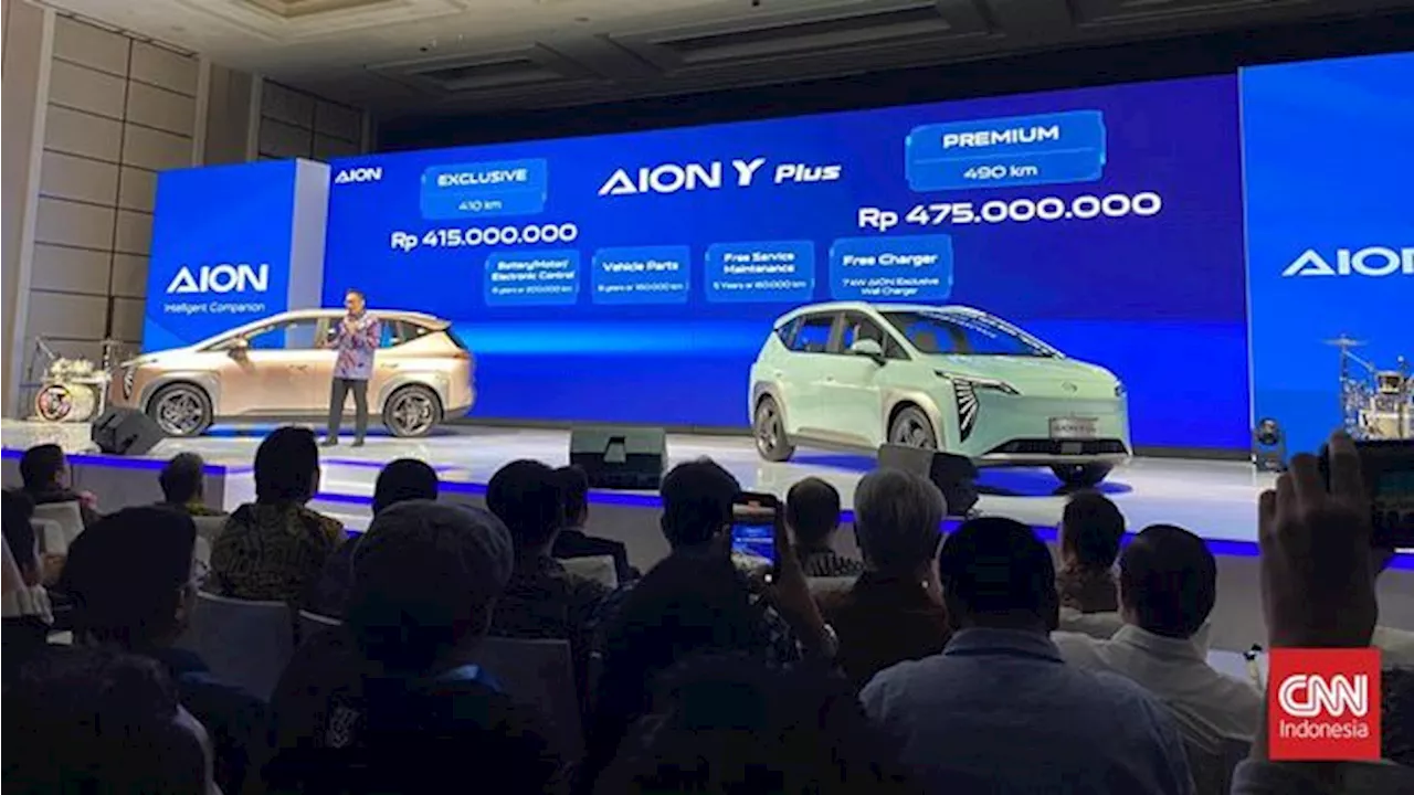 Mobil Listrik GAC Aion Y Plus Resmi Mengaspal di Indonesia