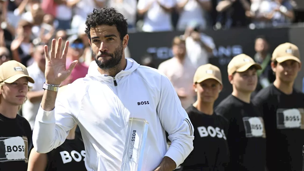 Berrettini-Michelsen, dove vedere il match dell'Atp di Halle in tv