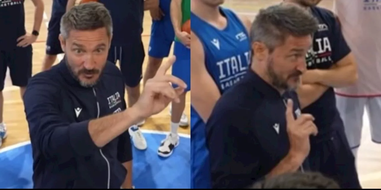 Pozzecco da brividi: il discorso all'Italia del basket è da pelle d'oca