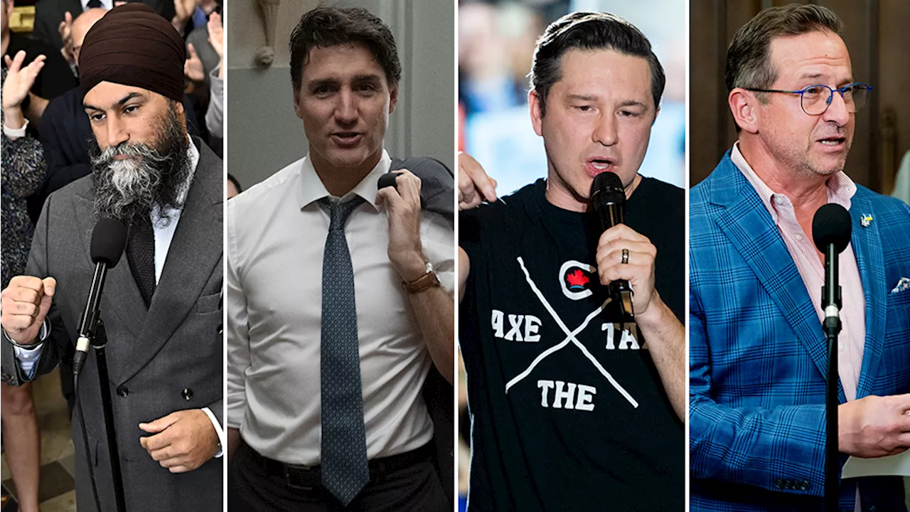 'How I spent my summer vacation': by Trudeau, Poilievre, Singh and Blanchet