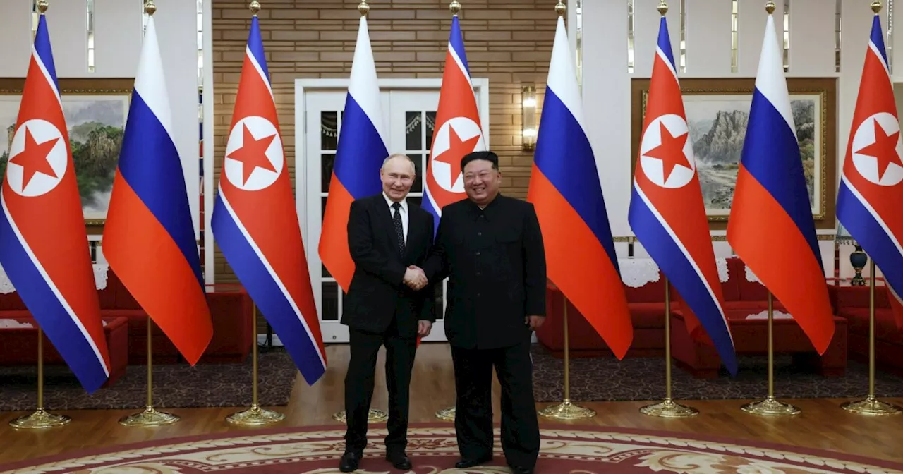 Russland og Nord-Korea: Putin-gave: Ny limousin, kniv og teservise