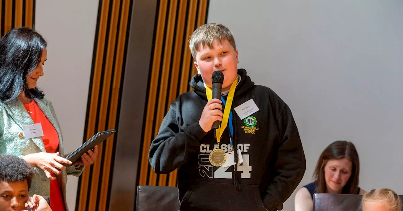 West Lothian pupil proves he's a funny guy in joke telling comp