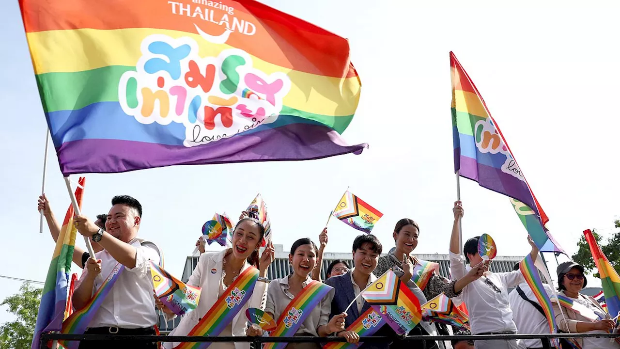 Thailand legalise same-sex marriage after historic vote and becomes first country in Southeast Asia...