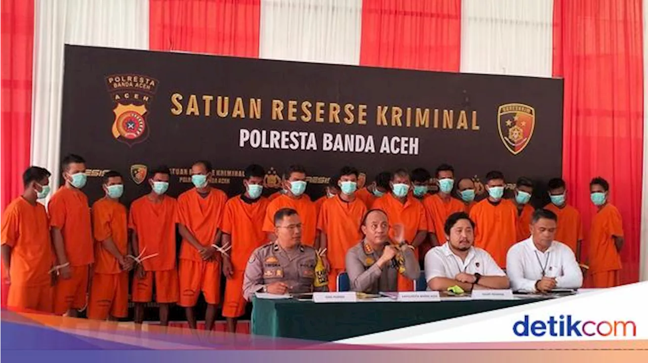 Polisi Tangkap 19 Pemain Judi Online di Warkop Banda Aceh