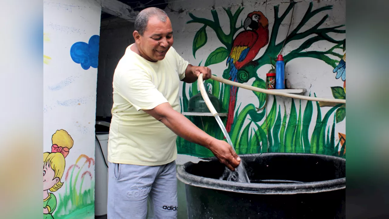 Llegó el agua potable a Nueva Colombia, Turbaco, después de 40 años