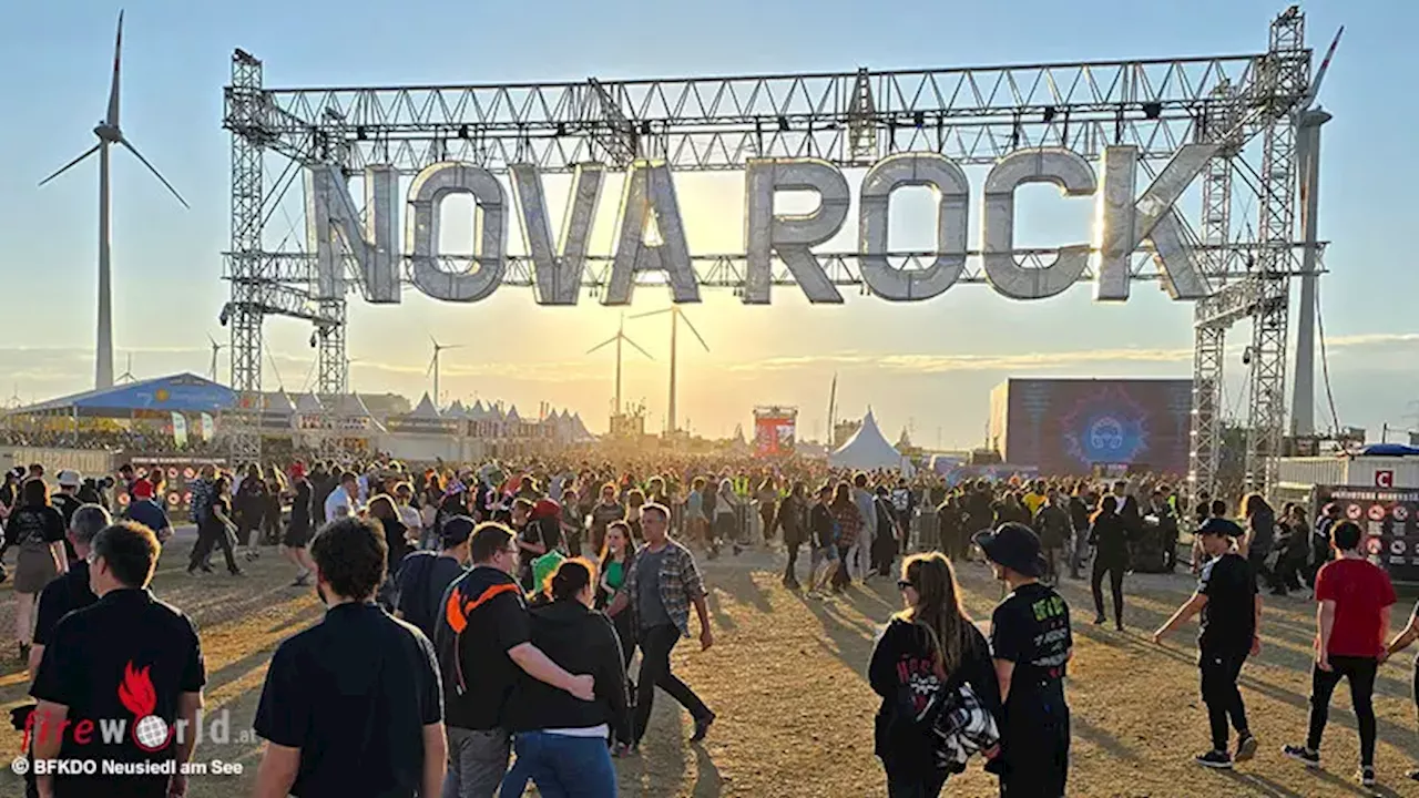 Bgld: Feuerwehr-Rückblick auf das Nova Rock-Festival 2024