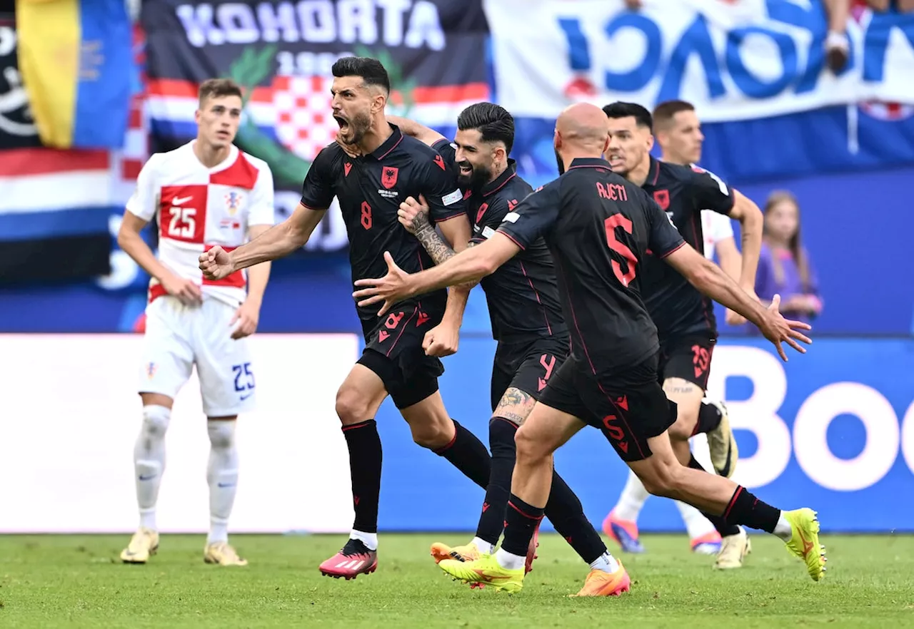 Albania scores late equalizer to draw Croatia 2-2 in Euro 2024 thriller