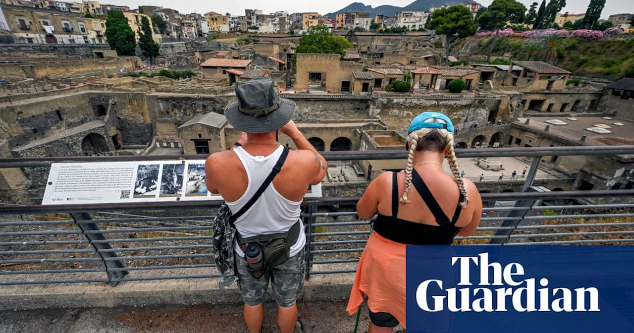 Beach buried by eruption of Mount Vesuvius reopens to public after restoration