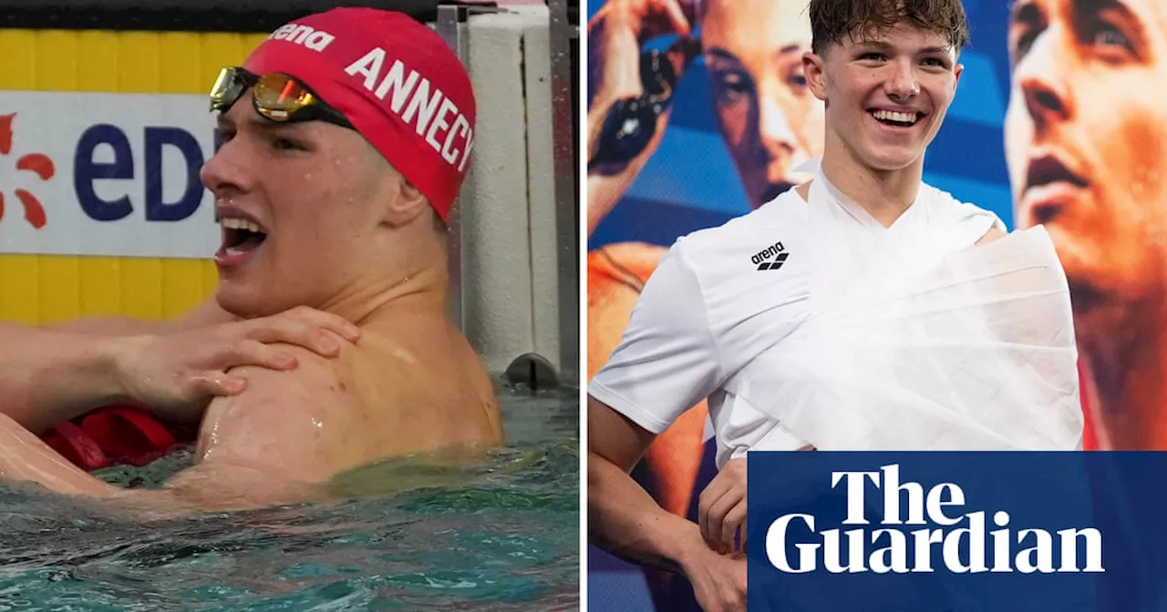 French swimmer books Olympics spot then dislocates shoulder celebrating