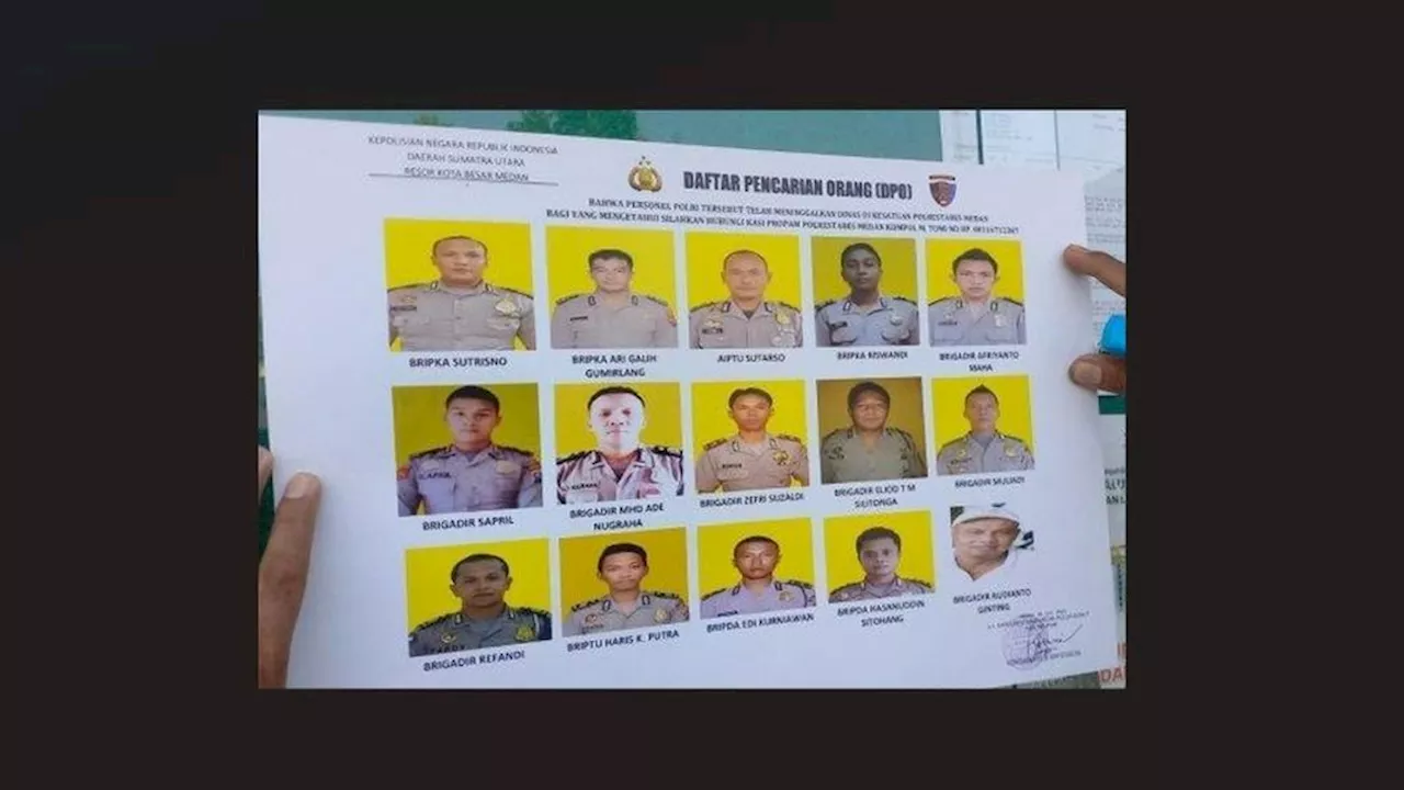 As many as 15 Medan Police Members DPO, Kompolnas Ask North Sumatra Police to Arrest and Criminal Process