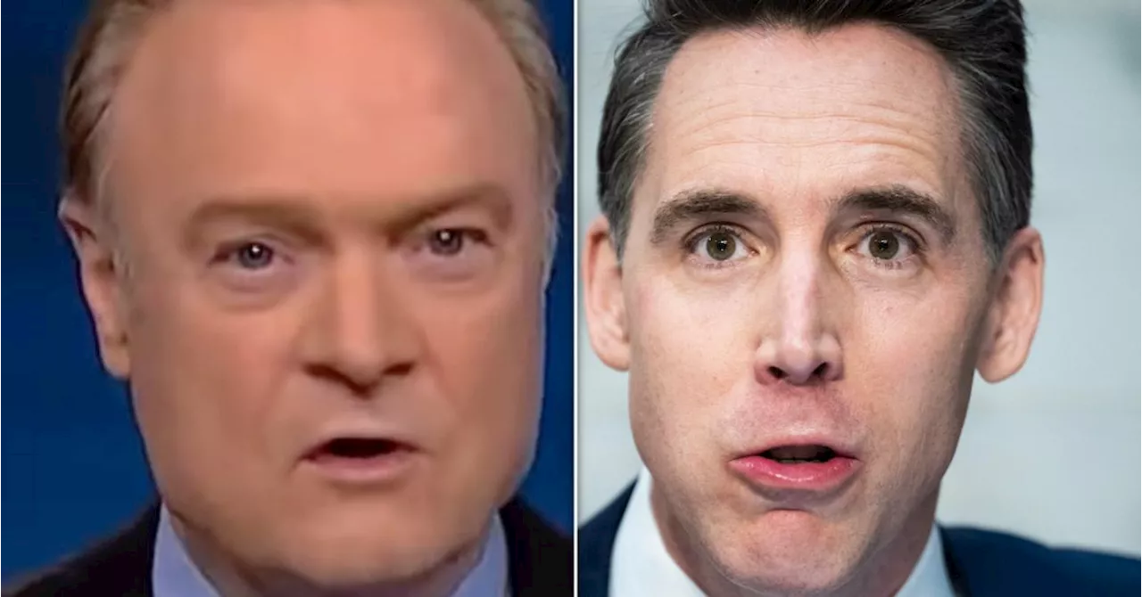 Lawrence O'Donnell Utterly Shreds 'Wise Guy' Josh Hawley And His 'Punk Joke'