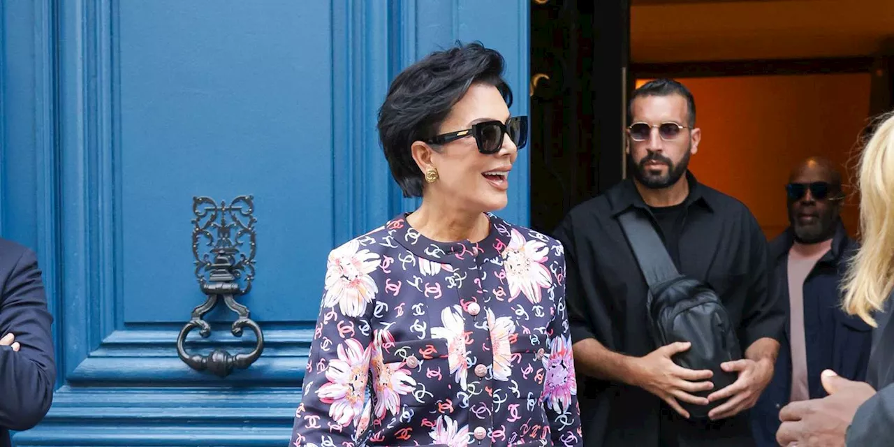 Kris Jenner Wears the Floral Chanel Pajama Set That is Everywhere This Summer