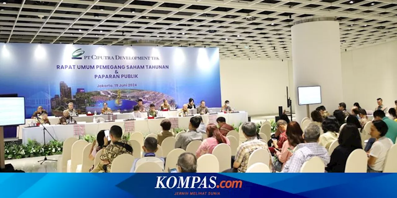 Marketing Sales Ciputra Tembus Rp 10,2 Triliun, Rekor Tertinggi di Sektor Properti