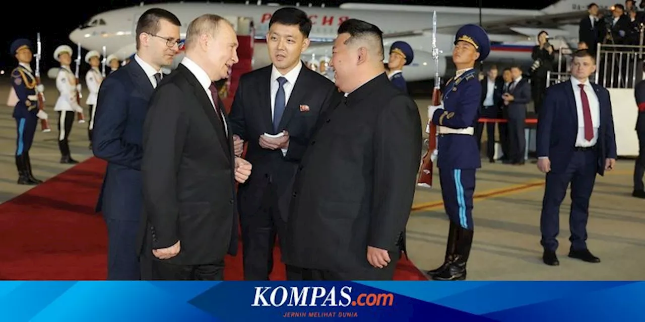 Putin dan Kim Jong Un Hadiri Upacara Besar di Alun-alun Pyongyang