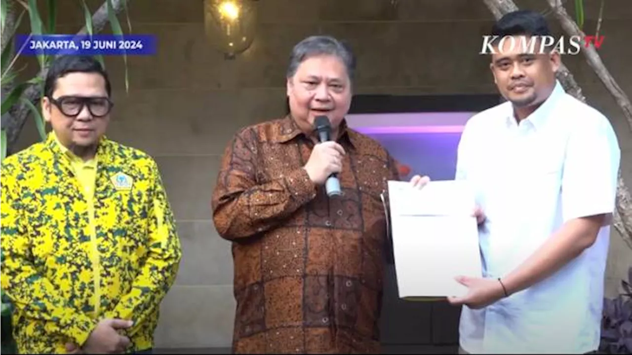 Dukung Bobby Nasution di Pilgub Sumut 2024, Airlangga Sodorkan Tokoh Muda Golkar Buat Cawagub