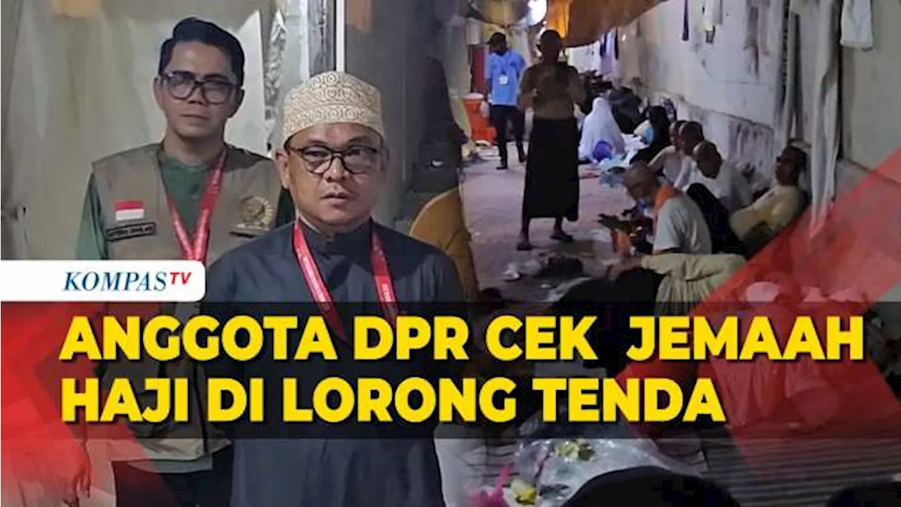 Momen Anggota DPR Arteria Dahlan dan Ace Hasan Cek Jemaah Haji yang Tidur di Lorong Tenda