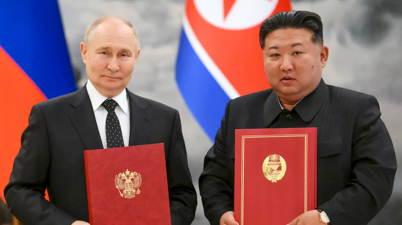 Putin and Kim sign pact vowing mutual aid, deepening Russia-North Korea ties