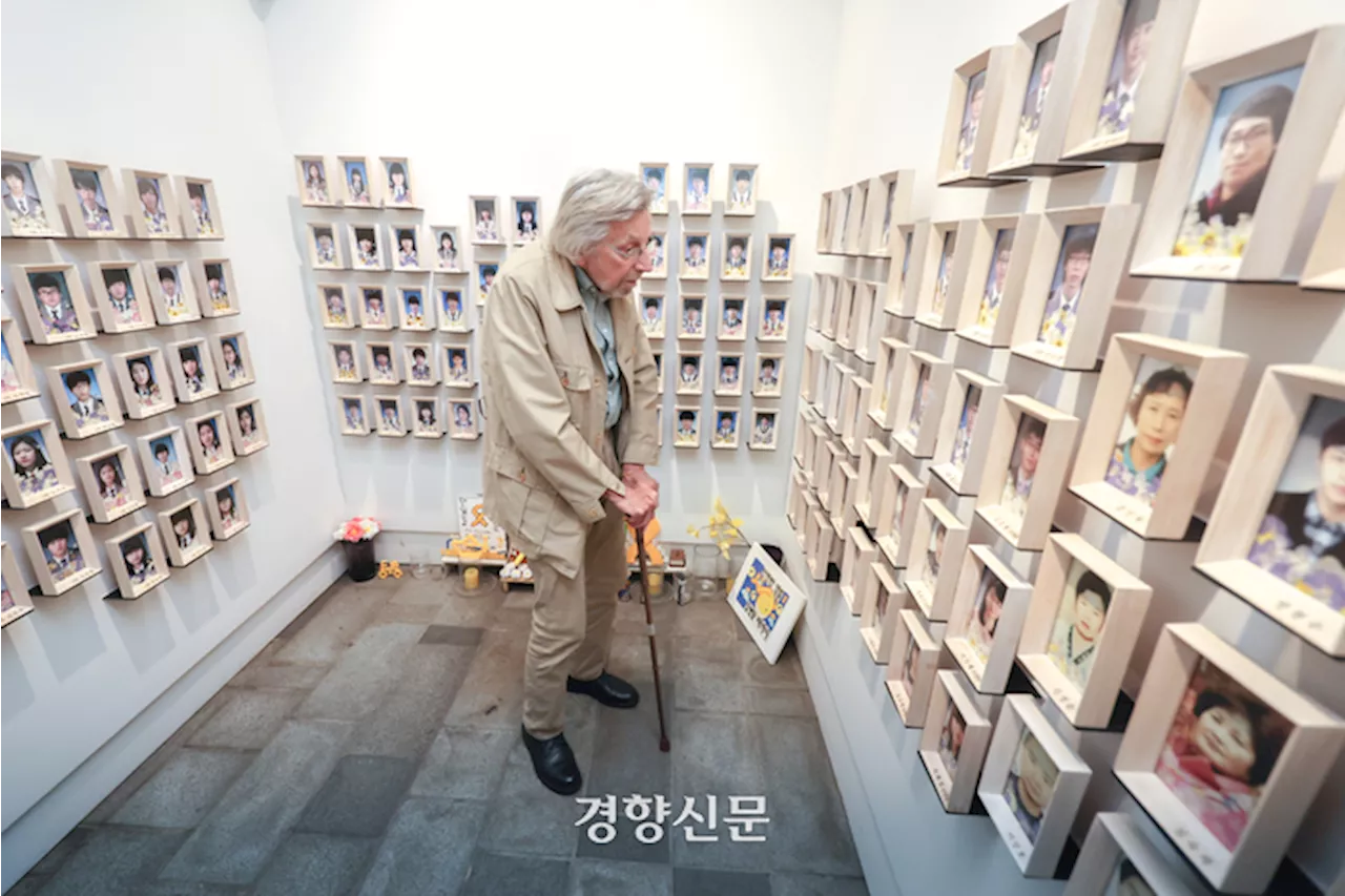 “마음을 표현할 말을 못 찾겠다”···세월호·이태원 기억공간 찾은 평화운동가의 탄식