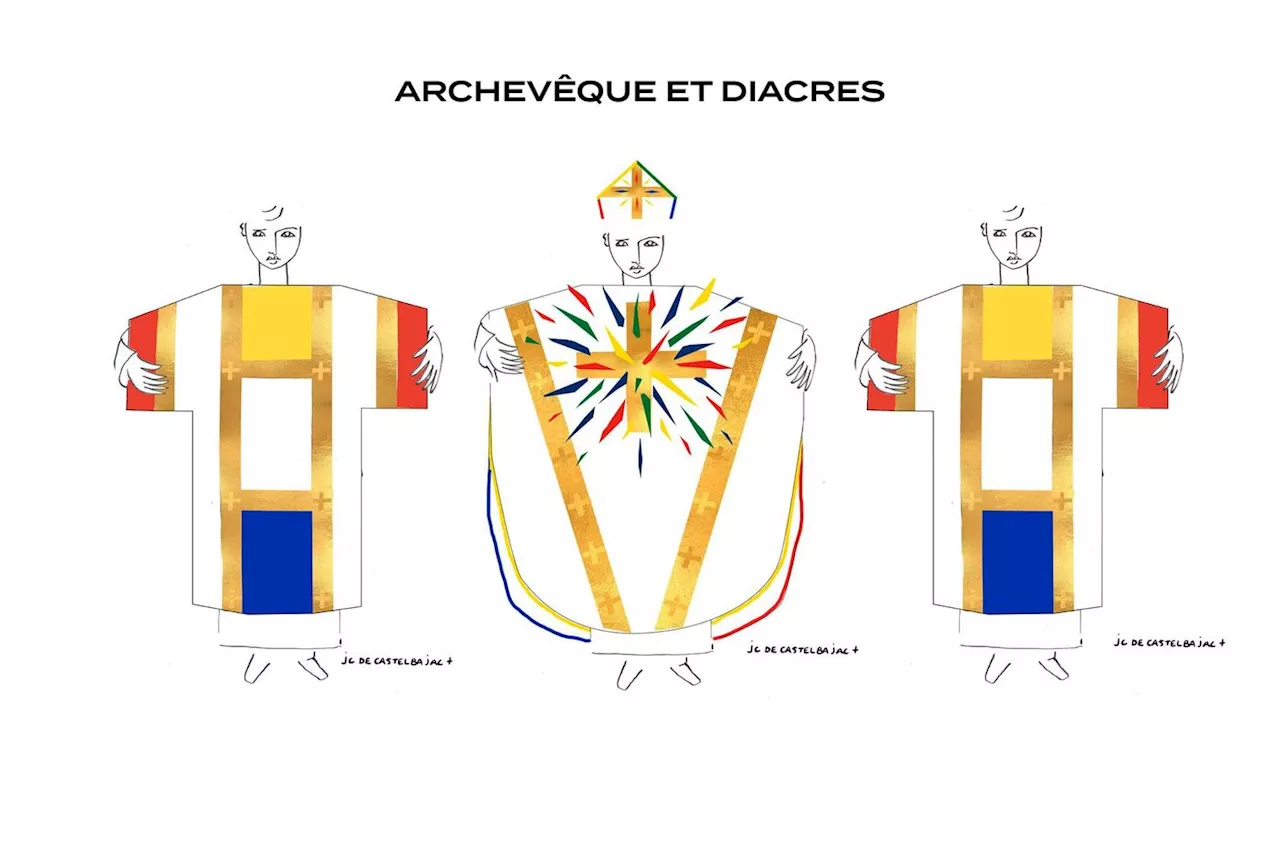 Réouverture de Notre-Dame : le styliste Castelbajac présente les futurs ornements liturgiques