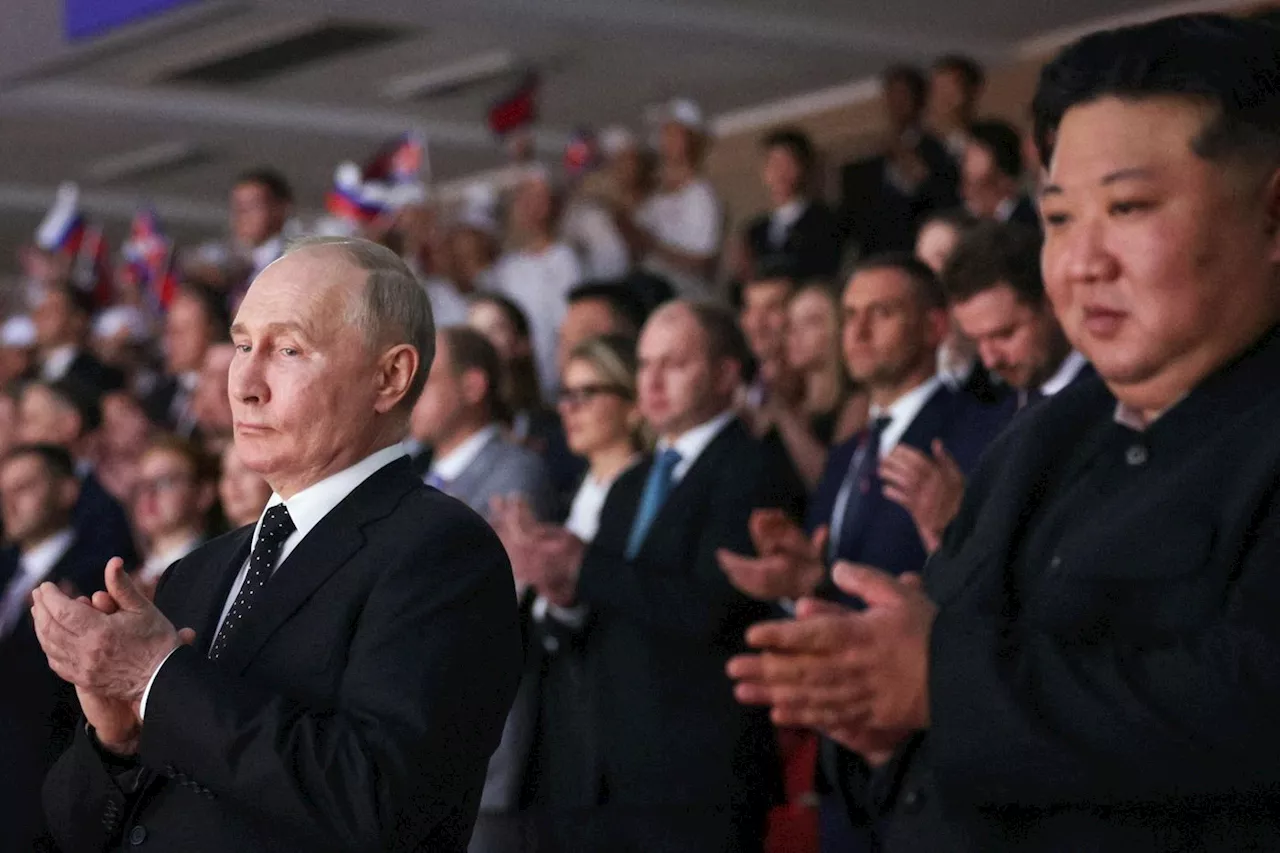 Vladimir Poutine et Kim Jong-un, « partenaires stratégiques » face à l’Occident