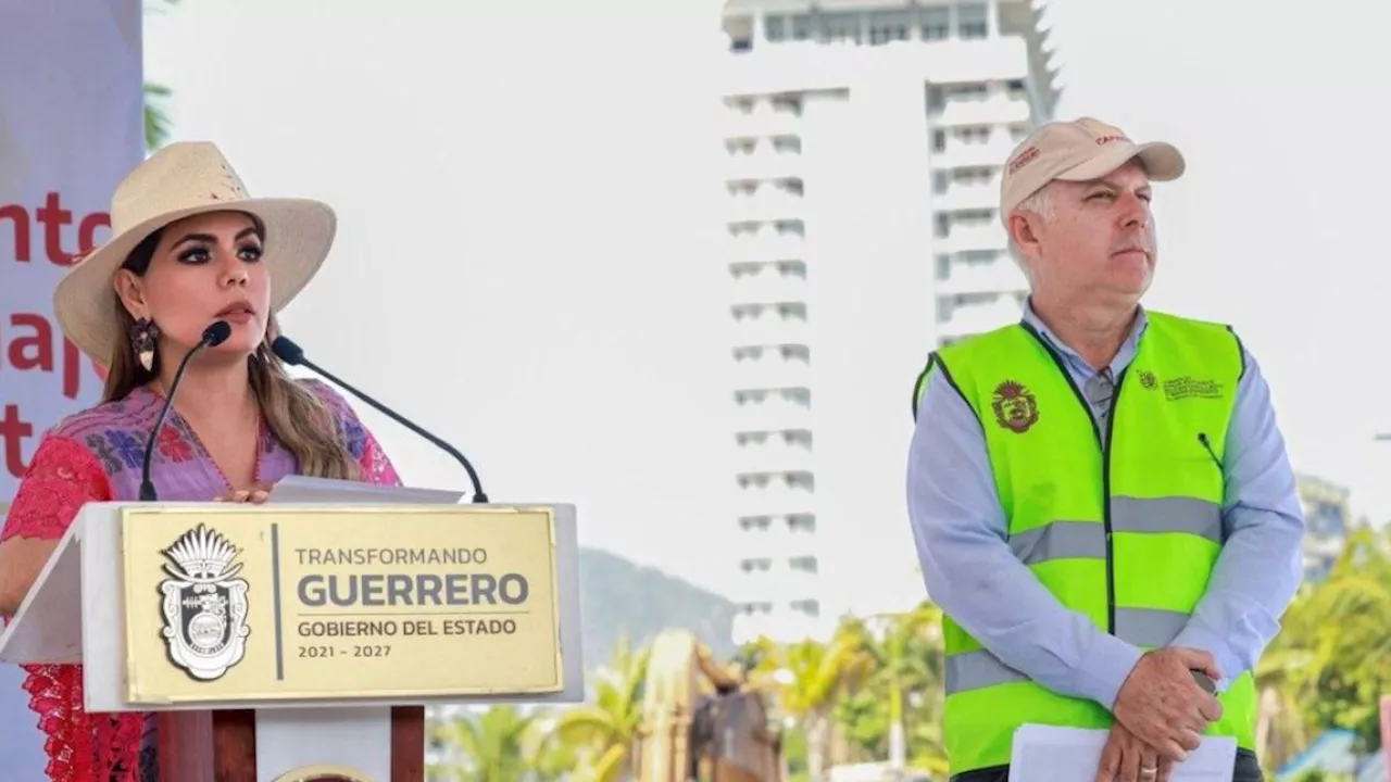 Evelyn Salgado supervisa obras de mejoramiento en sistemas de drenaje sanitario y saneamiento de Acapulco