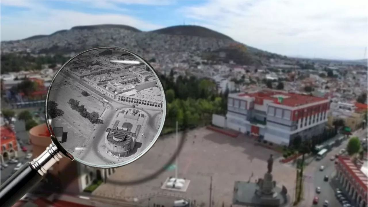 Así han sido los grandes cambios de la plaza Juárez en Pachuca desde hace 67 años