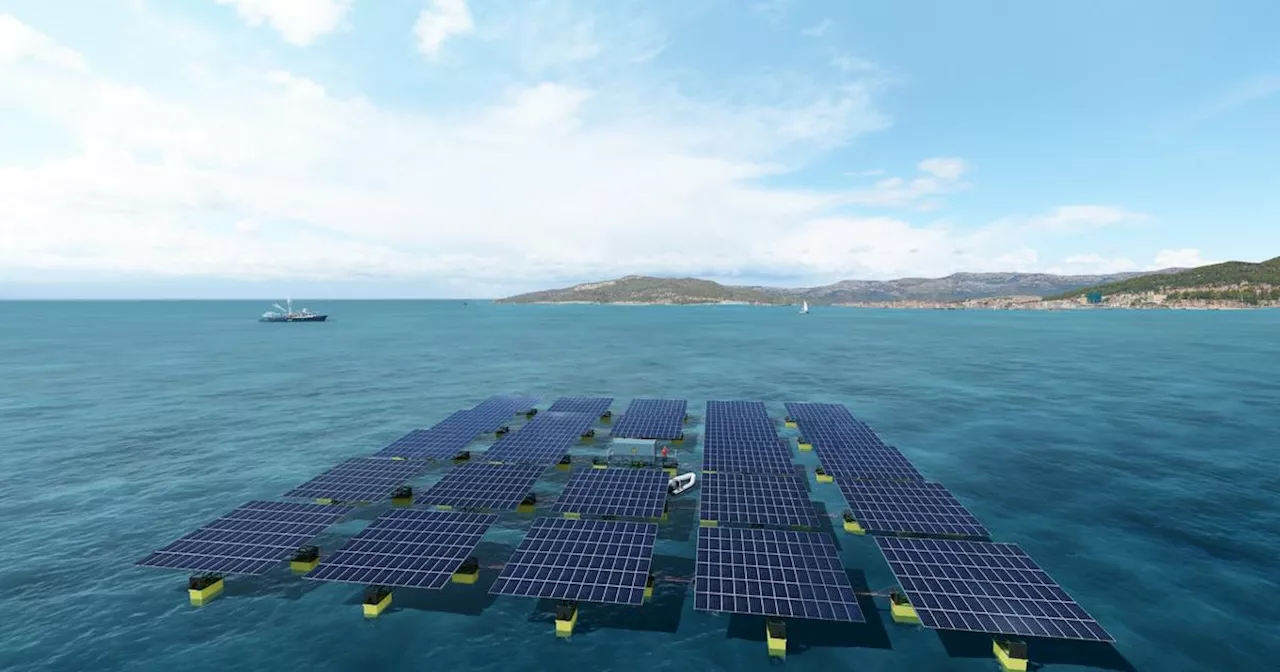 Électricité solaire en mer : le projet Méga Sète obtient 6 millions de financement de France 2030