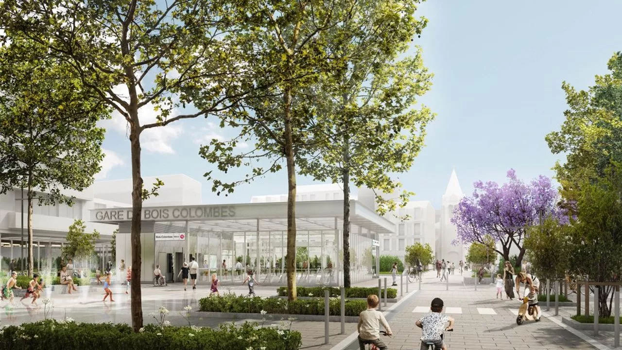 Grand Paris Express : la future gare de Bois-Colombes se dévoile