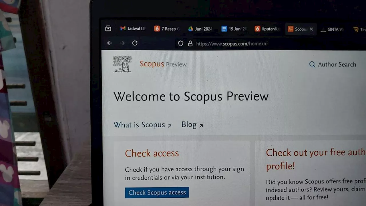 Mengenal Jurnal Scopus dan Tingkatannya, Begini Cara Aksesnya