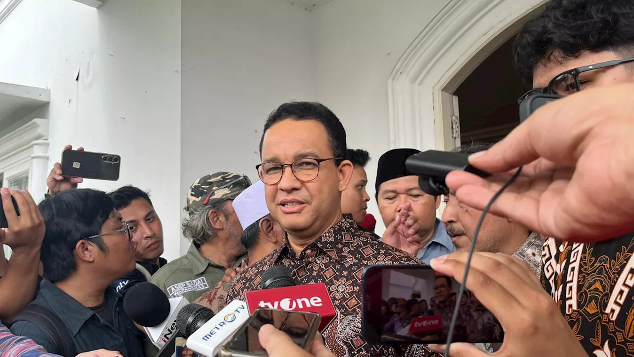 PKS Akui Ada Tawaran Cawagub dari KIM, Anies: Lebih Penting Bicara Kondisi Warga Jakarta