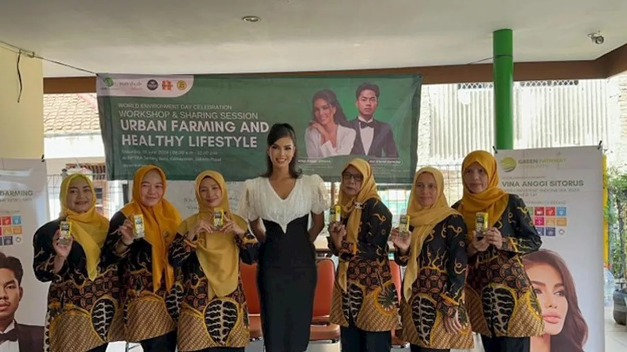 Sosialisasikan Urban Farming, Vina Sitorus Ungkap Pentingnya Keberlanjutan Lingkungan