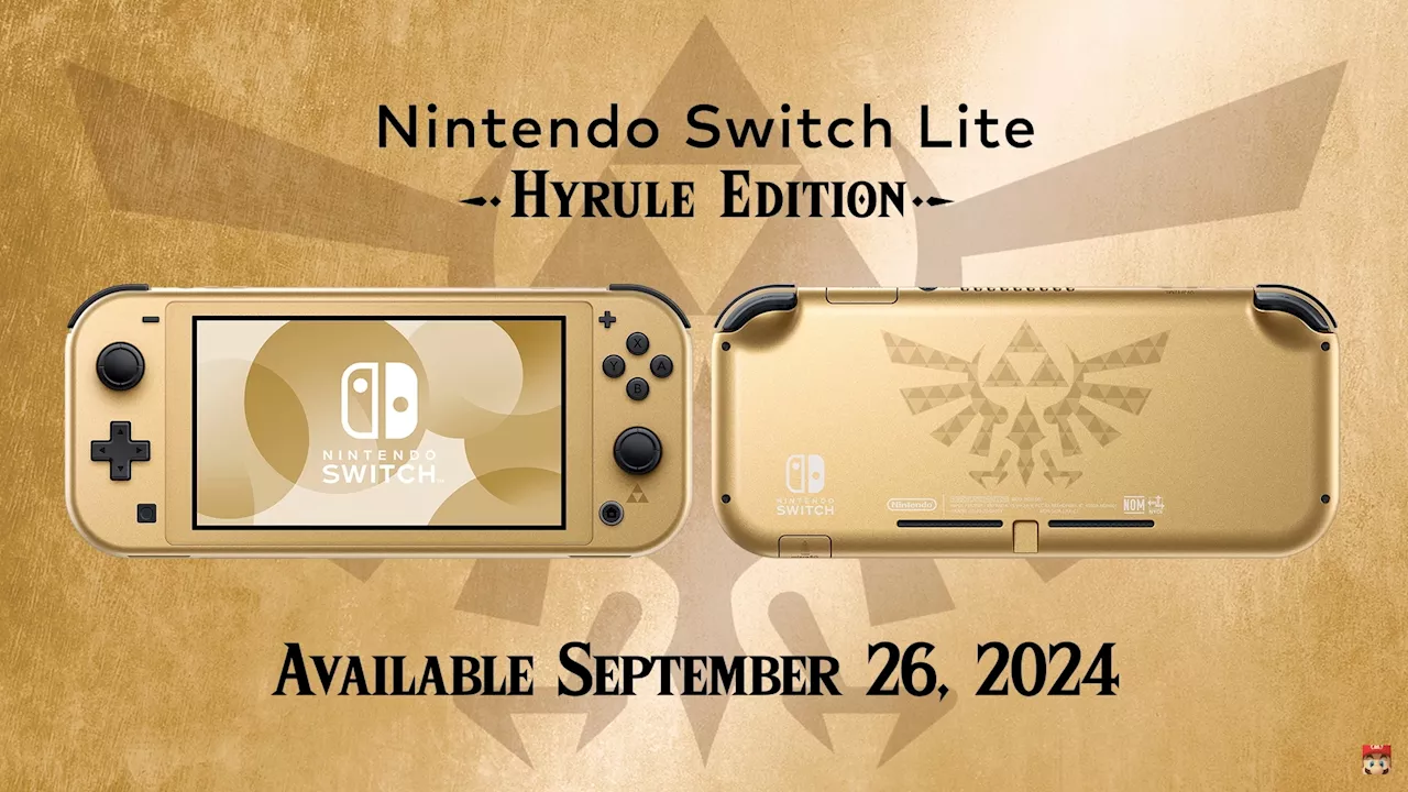 Nintendo Switch Lite Gets Its Turn For A Zelda-Themed Special Edition