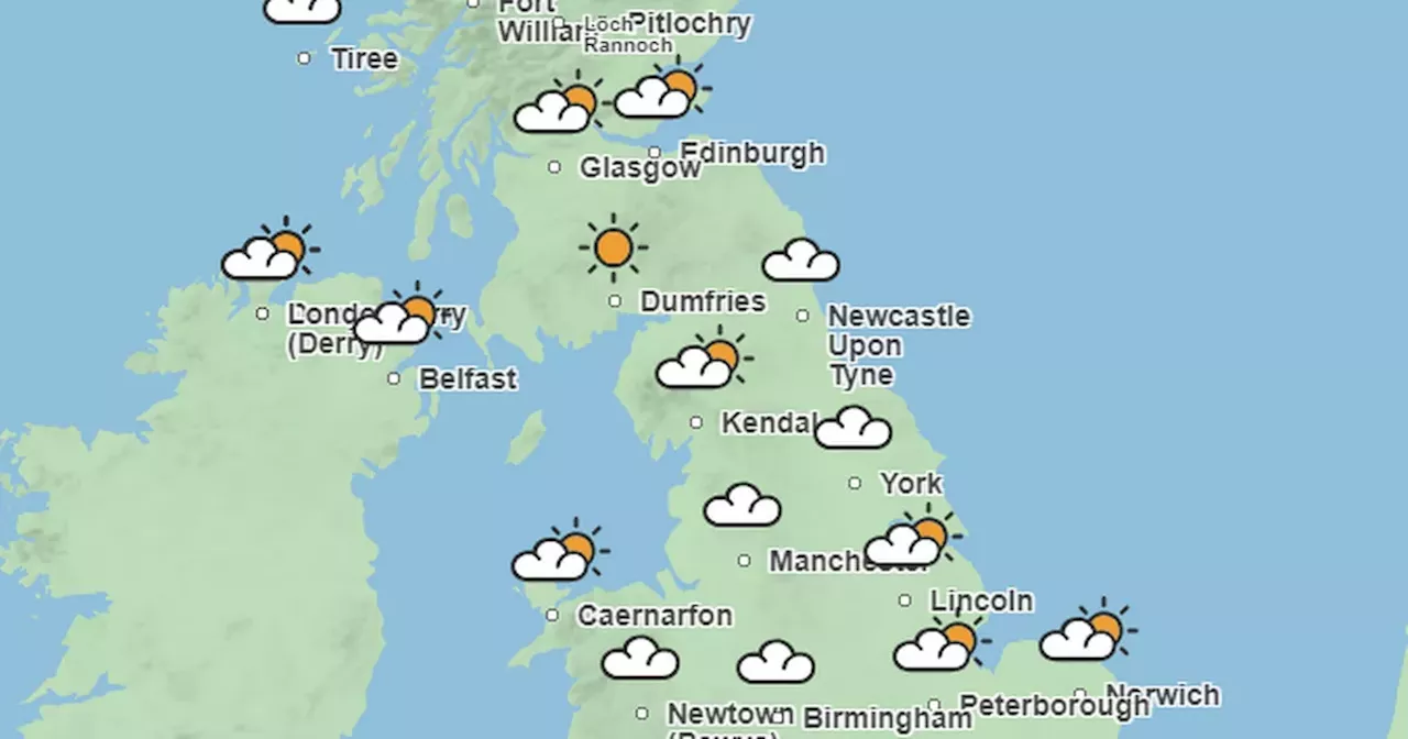 UK weather forecast as Met Office makes sun and temperature predictions