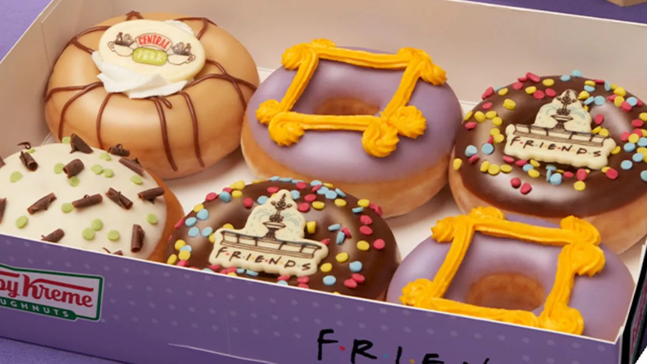 Así lucen las nuevas donas de Krispy Kreme inspiradas en Friends