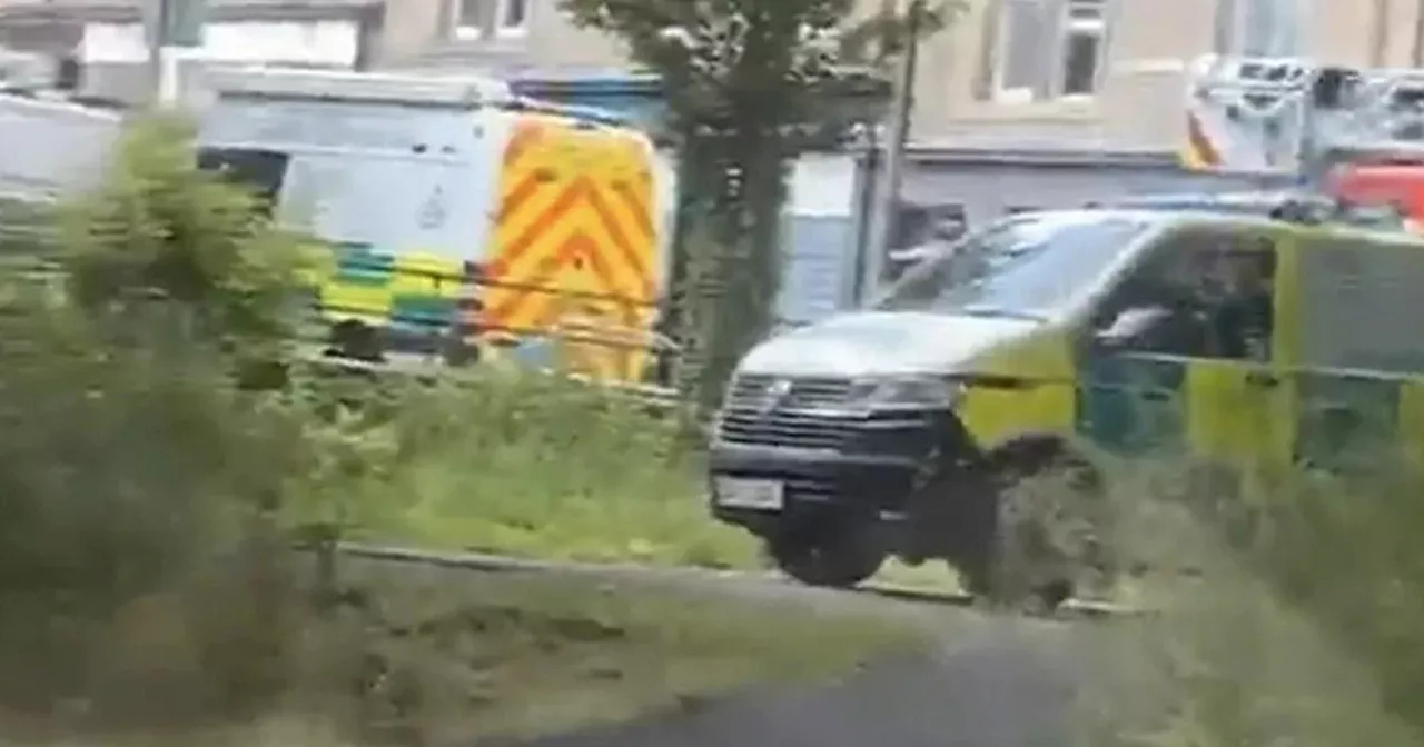 Four taken to hospital after 'major incident' at Edinburgh building site