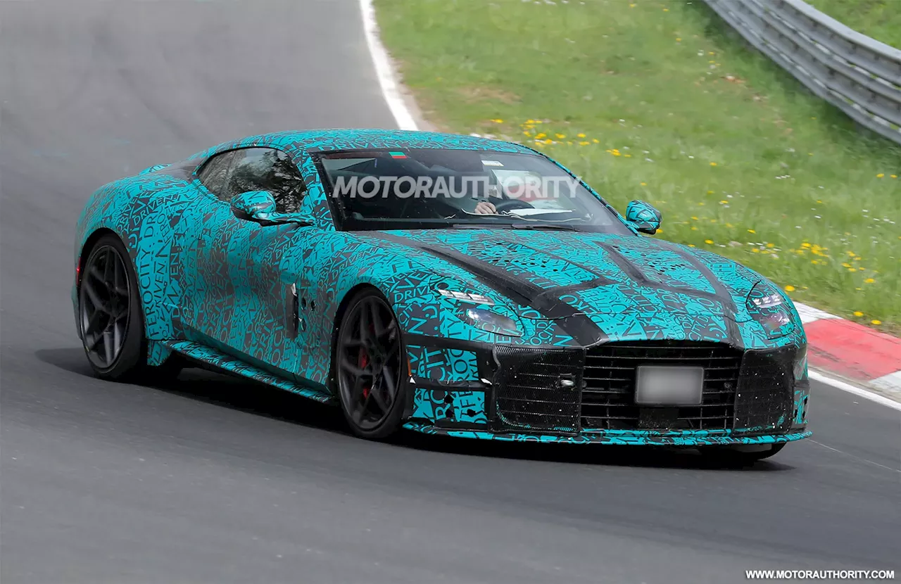 2025 Aston Martin Vanquish spied at the 'Ring