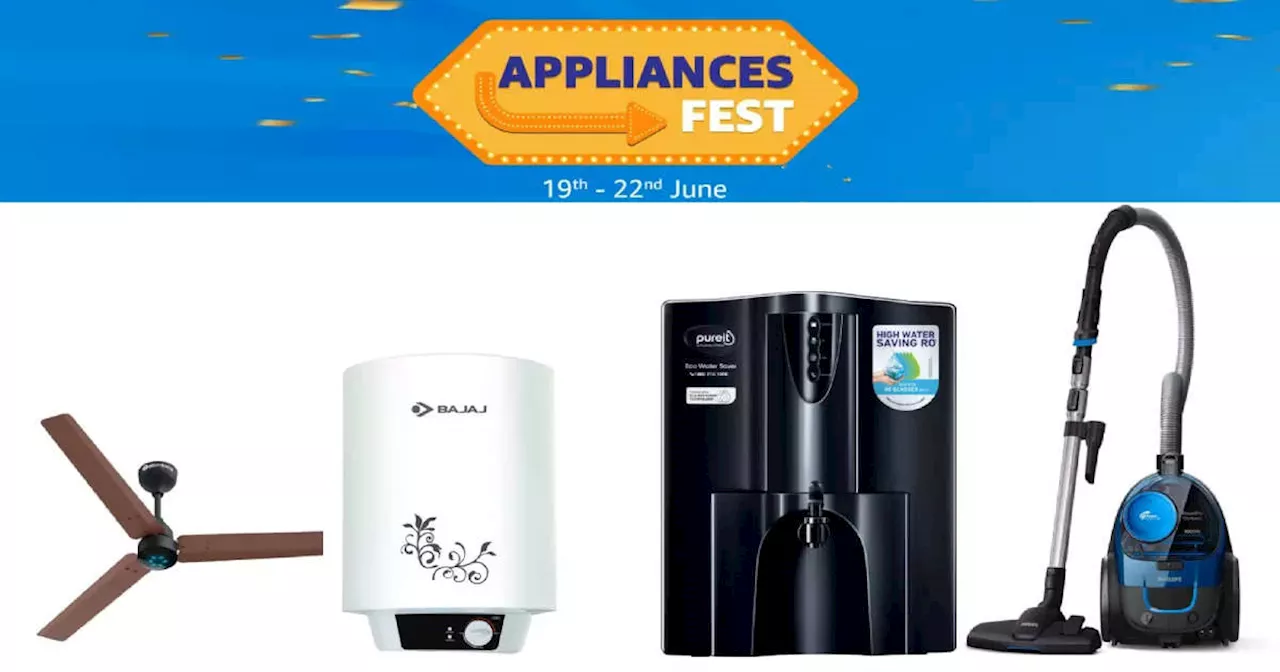 10 से भी ज्यादा जरूरी Home Appliances पर अमेजॉन लाया ऐसी छूट कि बड़े-बड़े ब्रैंड्स के भी छूट गए हैं पसीने