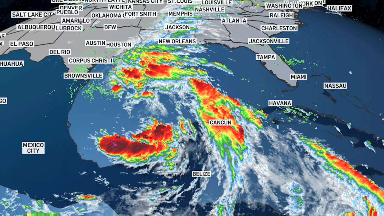 Tropical Storm Alberto forms in the Gulf of Mexico