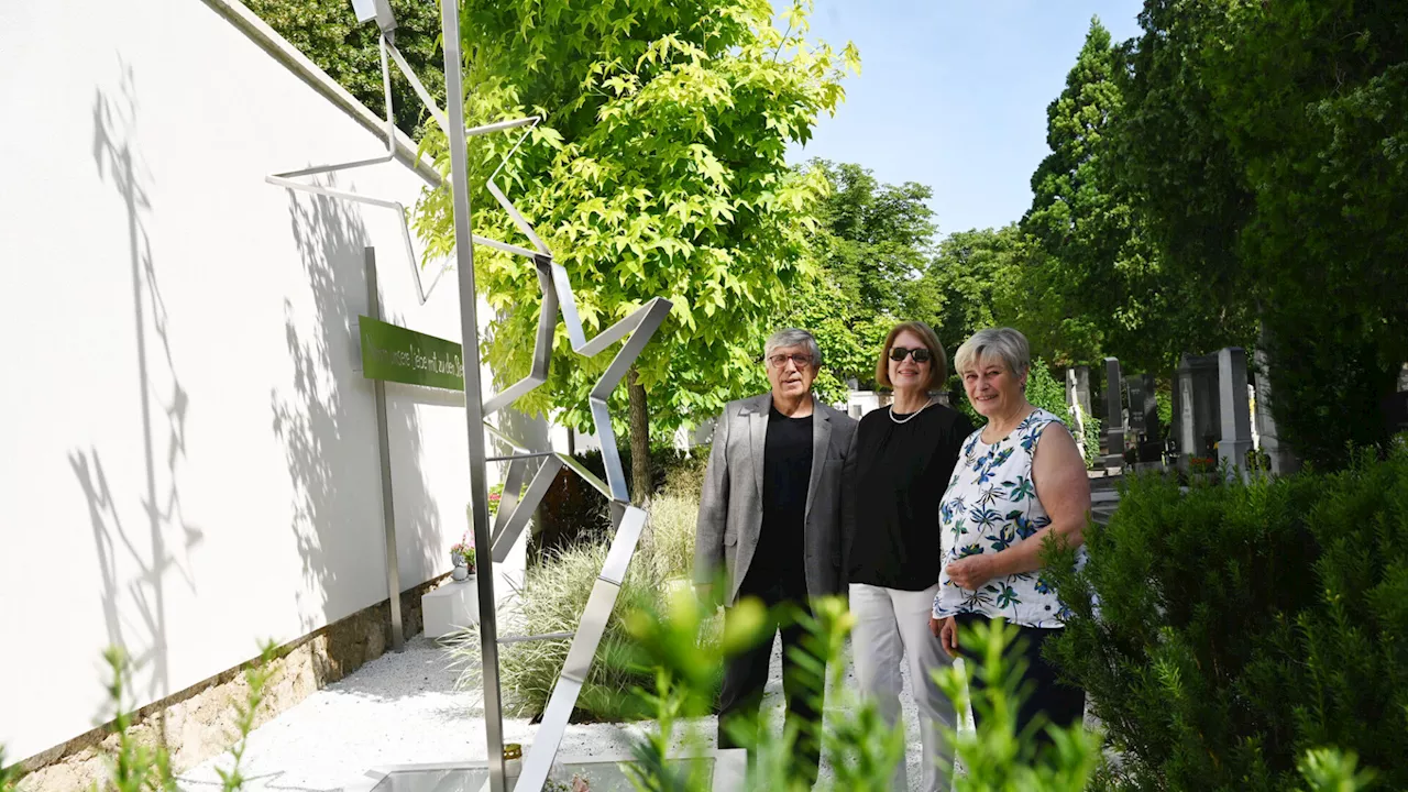 Ein Jahr Sternenkinder-Gedenkstätte am Stadtpfarrfriedhof Baden