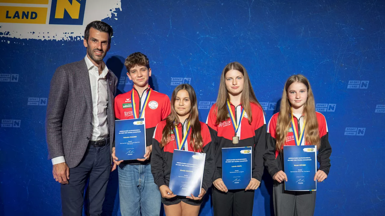 Sportland NÖ ehrt in Wr. Neustadt „Young Champions“