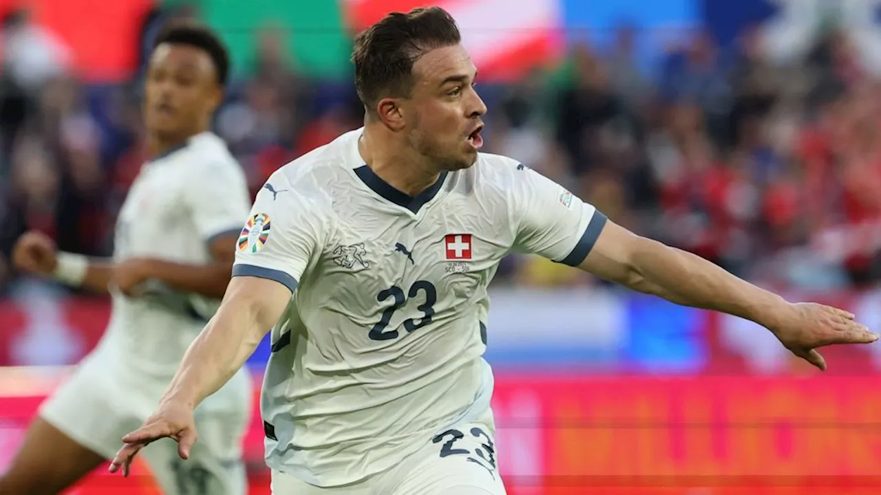 Shaqiri laat zich weer gelden op eindtoernooi • Schotland-Zwitserland weer in evenwicht