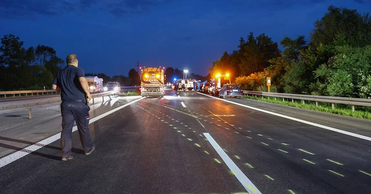 Leiche im Unfallauto auf A81 ist Ehefrau des Fahrers